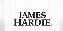 James Hardie siding manufacturer logo.